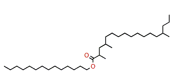 Tetradecyl 2,4,14-trimethylheptadecanoate